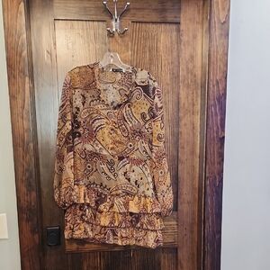 Zara Multicolor Paisley Tunic